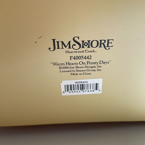 Jim Shore 2006 Warm Hearts on A Frosty Day Snowman Family figurines - Picture 6 of 8